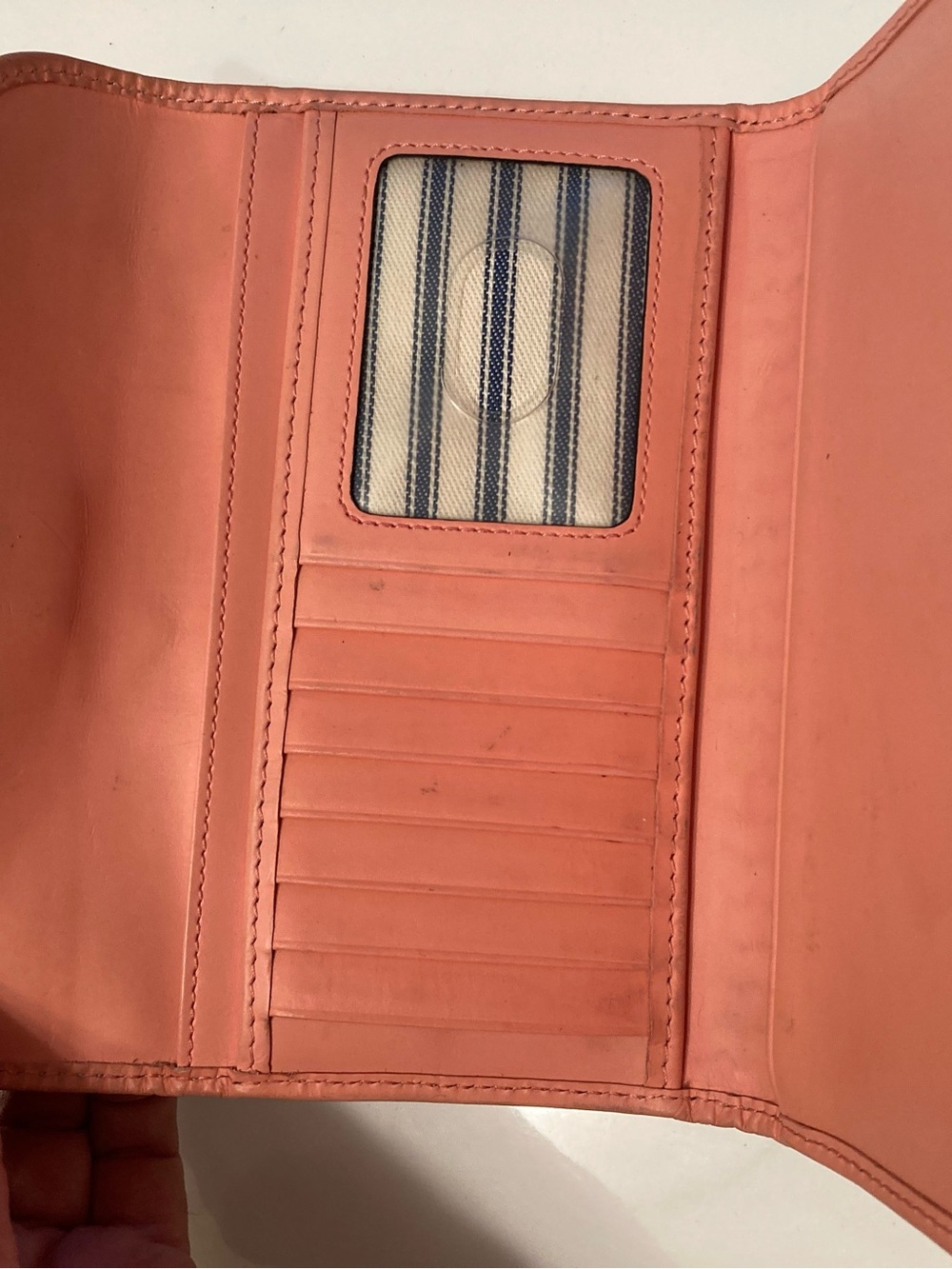 Dooney & Bourke wallet, pink and tan - Picture 4 of 4